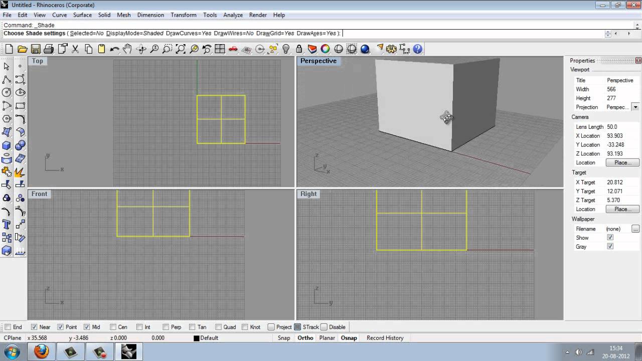 Video tutorial como usar Rhinoceros - YouTube