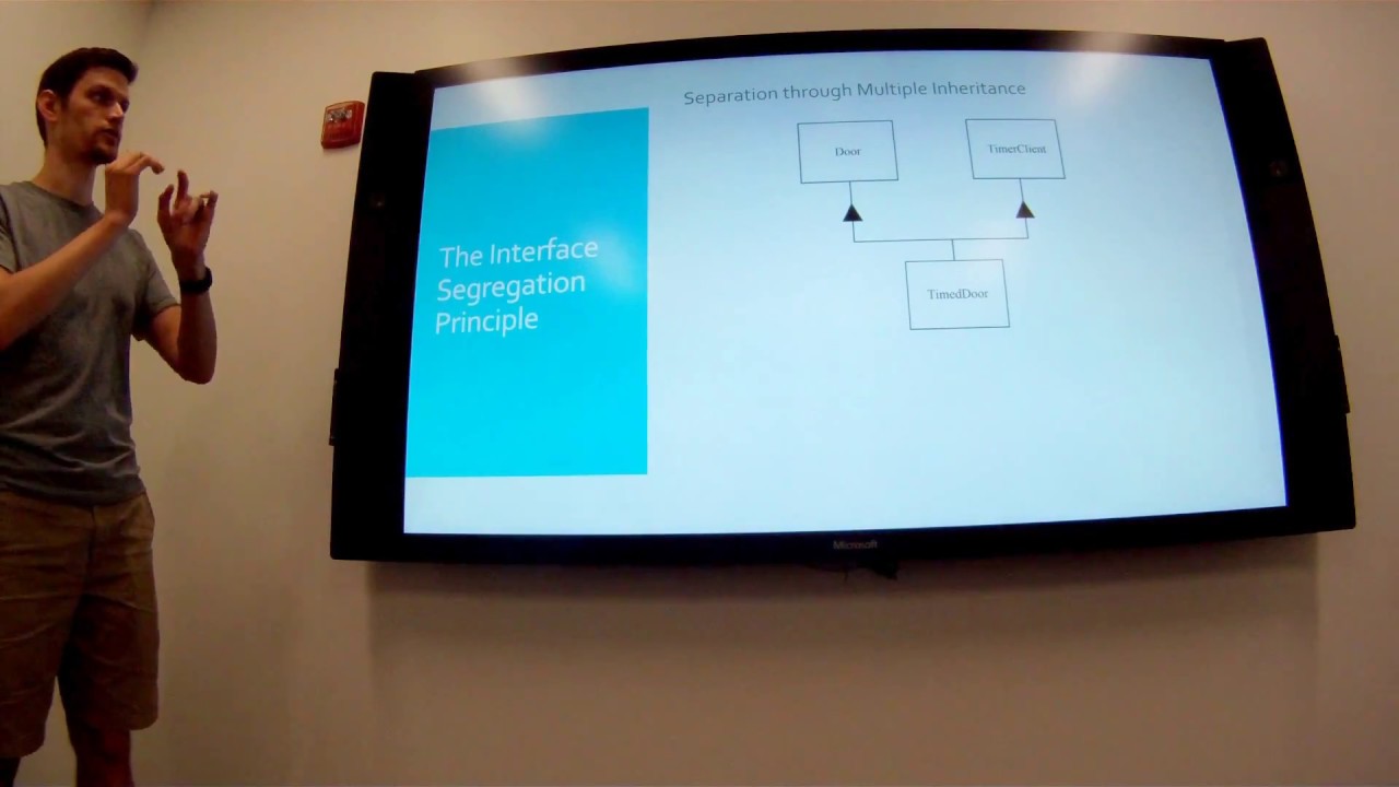 Week 6 - SOLID Code - Interface Segregation Principle - YouTube
