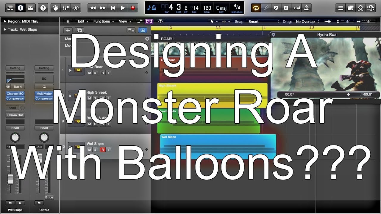 Designing A Monster Roar With Balloons??? YouTube