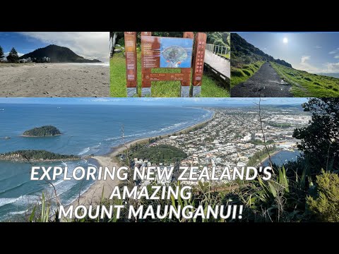 Exploring New Zealand's stunning Mount Maunganui [4k Summit Walk experience]