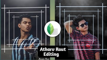 Atharv Raut New Photo Editing Tricks in Snapseed | Snapseed Background colour change