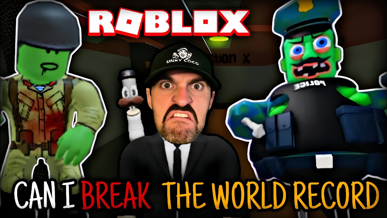 CAN I BREAK THE WORLD RECORD IN THE ROBLOX ESCAPE JERRYS THEATER - YouTube
