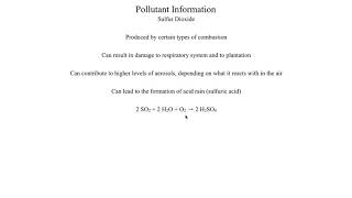 METR2023 - Lecture 25 - Segment 4: Atmospheric Pollutant Information