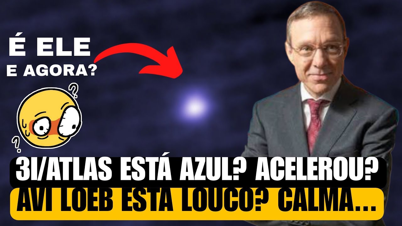 3I ATLAS: Cientista da NASA aponta Estranheza e Avi Loeb Também fala Agora!!