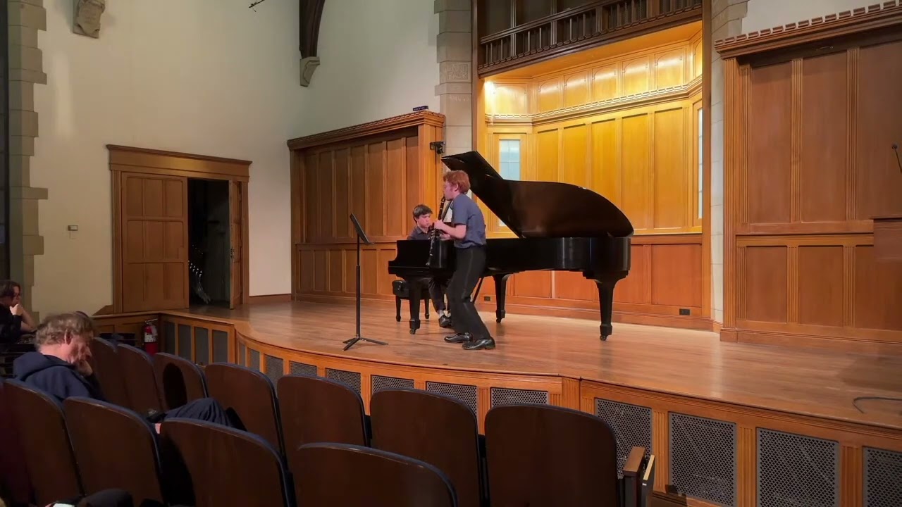 Brahms: Clarinet Sonata No. 1 in F Minor, Movement 2 - Andante un poco adagio.