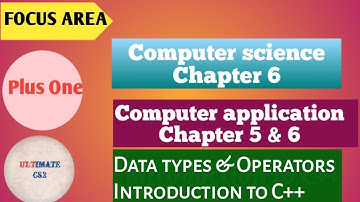 Plus one Computer Science chapter 6|Plus one Computer Application chapter 5|chapter 6