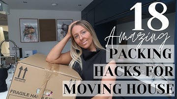 18 AMAZING MOVING HOUSE PACKING HACKS | HOME SIDE OF STYLE