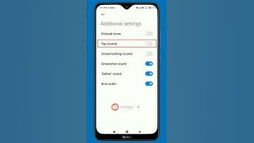 Thumbnail of Tap Sound Settings | Redmi 8 #shorts #sound #uniquetechtips