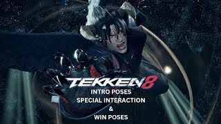 TEKKEN 8 - Devil Jin Intro Poses Special Intro Poses and Win Poses #tekken#tekken8 #edit #viral#fyp