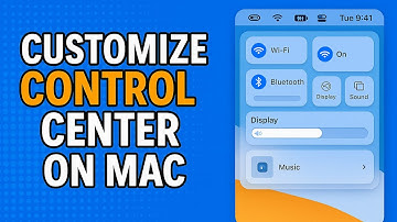 How To Customize Control Center On Mac Os Tahoe