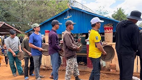 lễ Pơ Thi của người Jrai tại làng Pang Út,Ia Hrung, Ia Grai