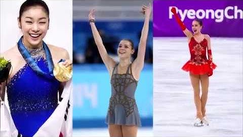 Double Axel - Triple Toeloop by Yuna Kim, Adelina Sotnikova, and Alina Zagitova