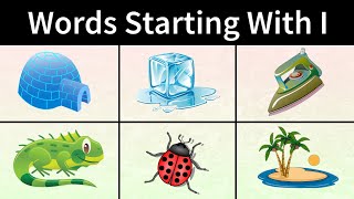 Learn Words Starting With I in English || Words Starting With Letter I in English