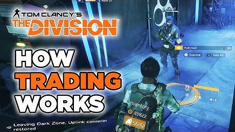 How Trading Works - The Division: Incursion Update