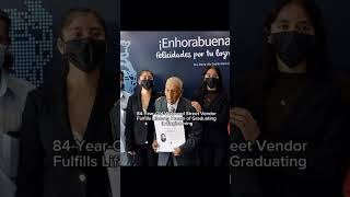 84-Year-Old Vendor Graduates in Engineering