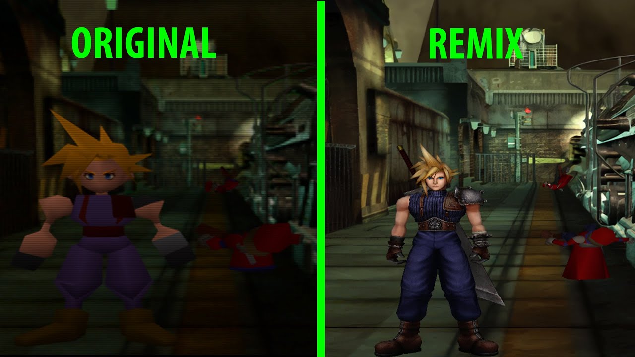  FINAL FANTASY VII  HD REMIX PC 7th  HEAVEN  MOD GAMEPLAY 