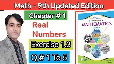 Exercise 1.3 Question 1 To 5 II Class 9 Maths National Book Foundation II Federal BoardII #taleem