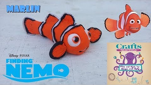 DIY: How to make polymer clay Marlin from Finding Nemo TUTORIAL