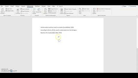 How to insert Automatic Harvard Referencing with MS Word