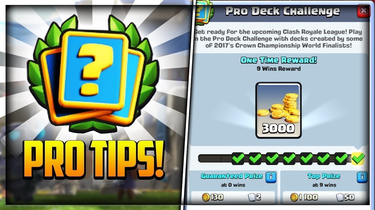 PRO DECK CHALLENGE! HOW TO GET 9 WINS EASY ! | Clash Royale