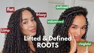 GET CURLIER HAIR AT YOUR ROOTS! My TOP TIPS for perfect definition & volume at the roots #curlyhair