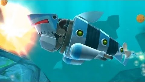 Hungry Shark Evolution (Robo-Shark) Gameplay [Android iPhone iPad]