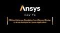 Video for ansys antenna projects