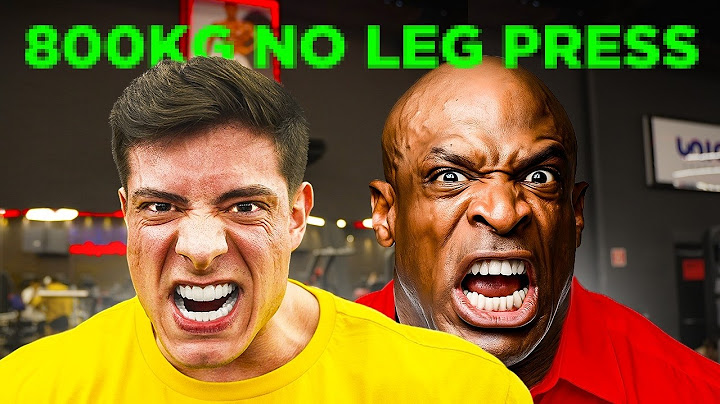 I trained LEGS like RONNIE COLEMAN (800KG on LegPress)