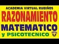 Razonamiento matemático y psicotécnico preuniversitario