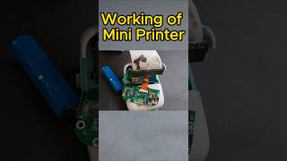 Working of thermal printer