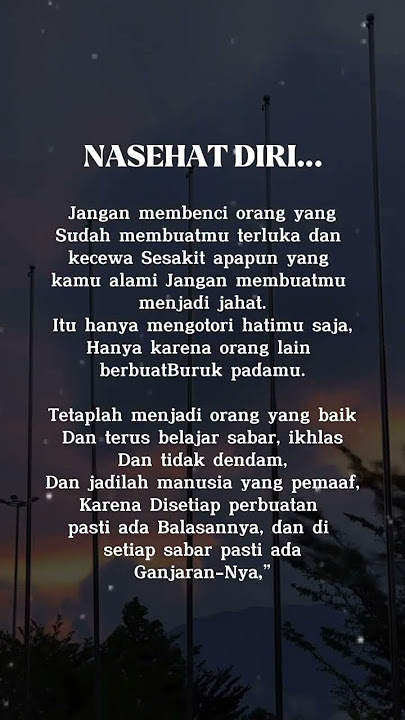 Nasehat diri #shortvideo #quotes #motivasi #shorts
