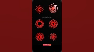 🥰🥰 How many rotations did ✍️ the pen make in total 🎨 Spirograph Art 🎨 drawing #spirograph #art 🥰 3