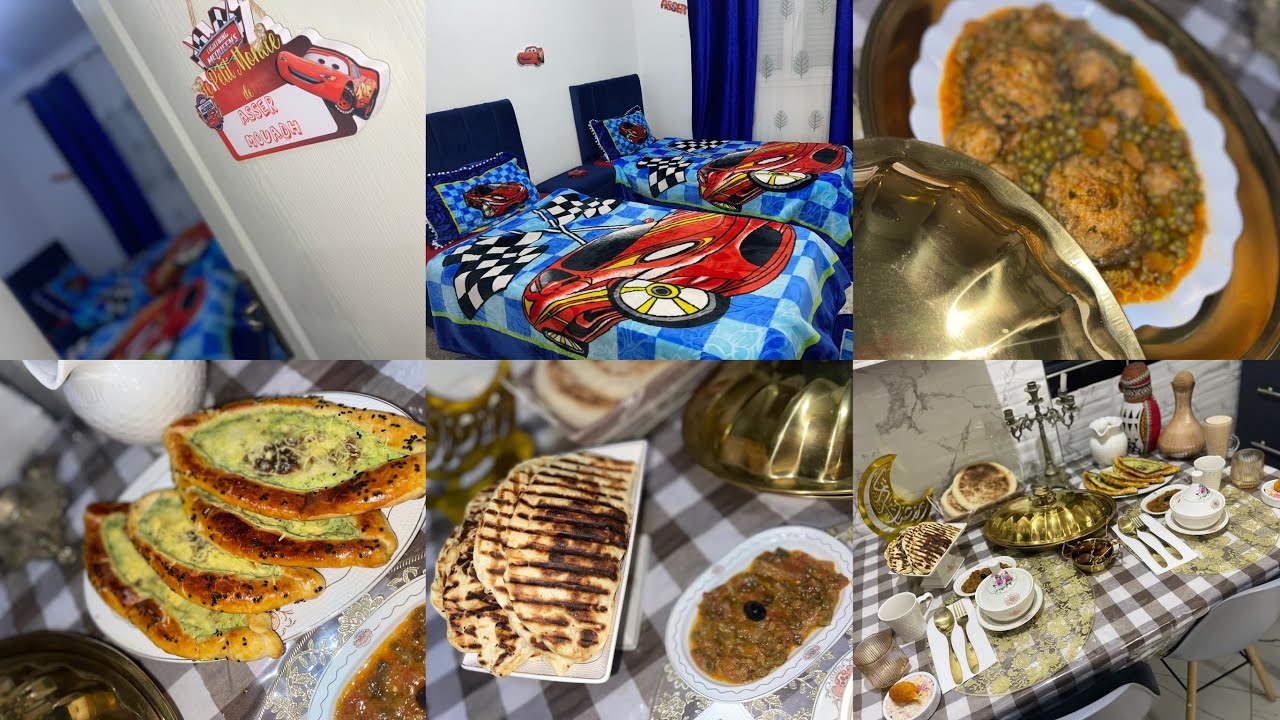 طاولة رمضانية🌙بالطبع😍العجينة السحرية اللي معتمدتها في كل المملحات👌تنظيف غرفة اطفالي👦🏼👶🏻