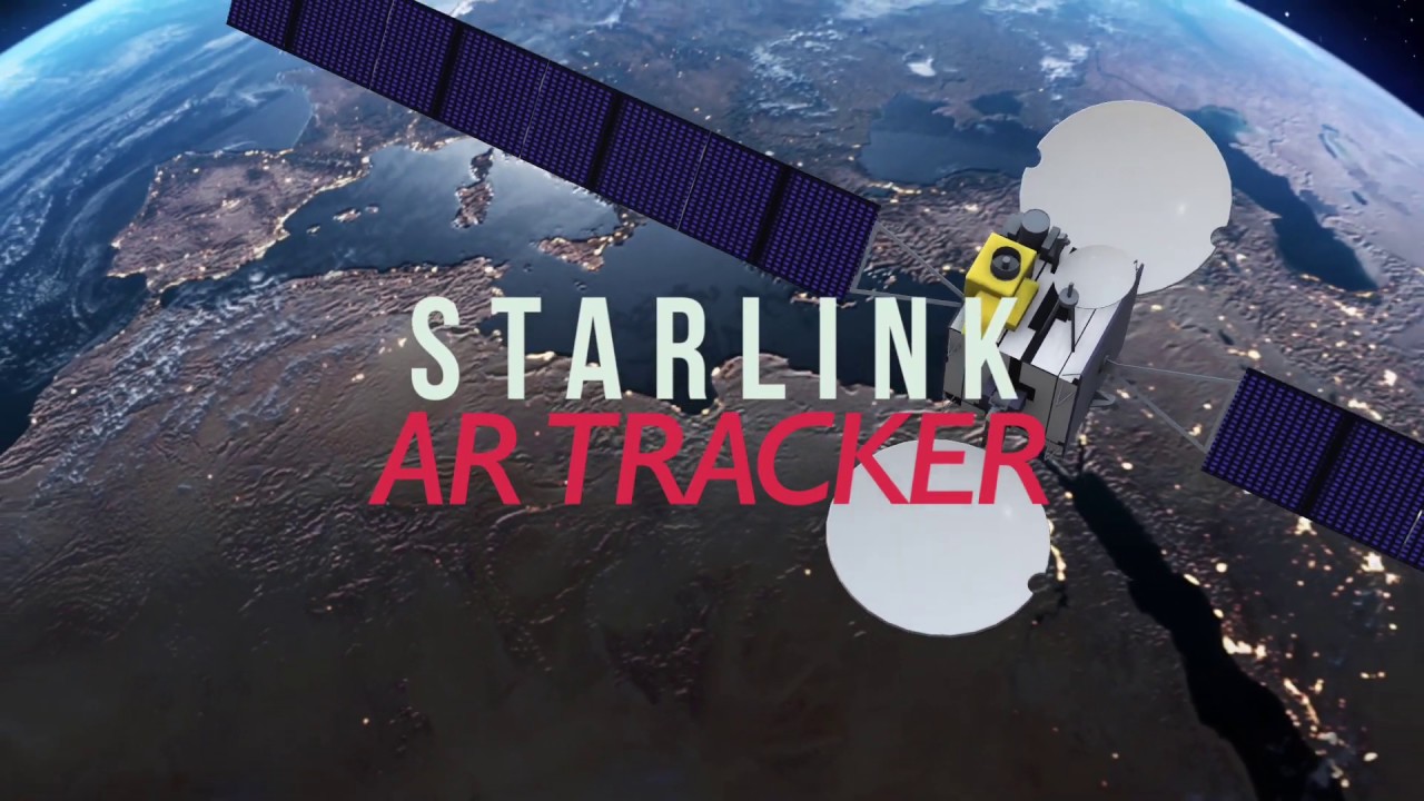 Starlink AR Tracker. iOS app. YouTube
