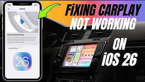 Hoe Apple Carplay te repareren werkt niet / maakt geen verbinding / iOS 26