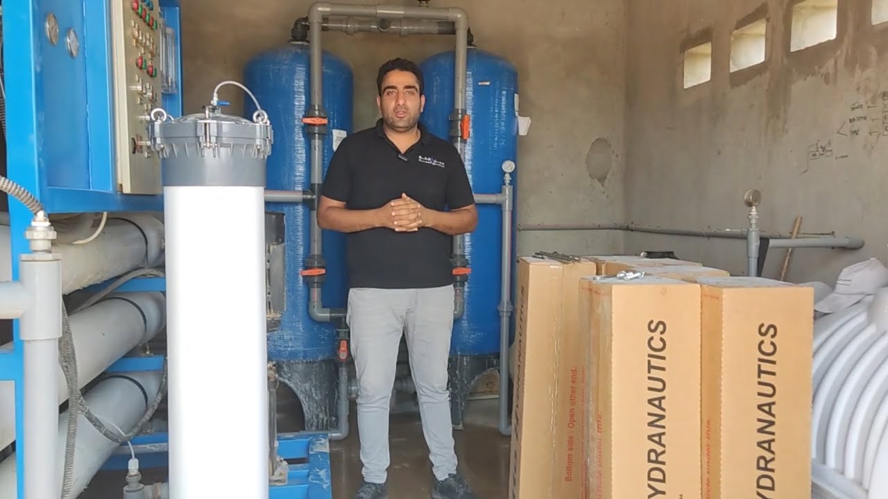 تركيب ممبرين  هيدروناتك CPA3 لمحطه تحليه 150م³ باليوم