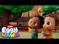 SurpriseEggs Search Song in the Zoo🐧 | Preschool learning videos for 3 year olds