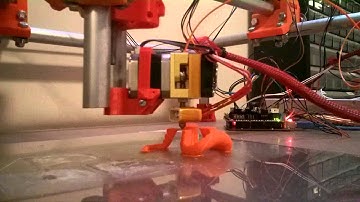 Mostly Printed CNC- 3D printer time lapse