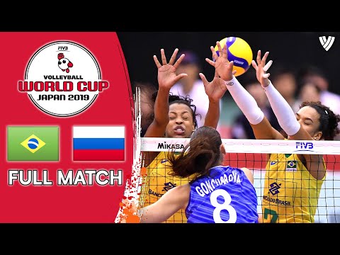 Brazil Russia Full Match Women S Volleyball World Cup 2019