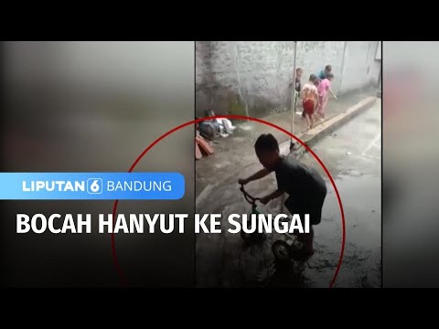 Bocah Hanyut ke Sungai | Liputan 6 Bandung