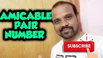 AMICABLE PAIR NUMBER PROGRAM IN JAVA