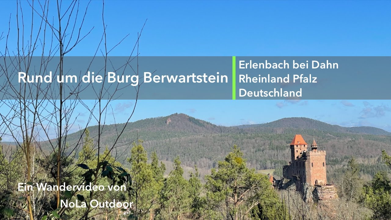 Burg Berwartstein Rundwanderung. Wandern mit Kinder im Dahner Felsenland bei Erlenbach.