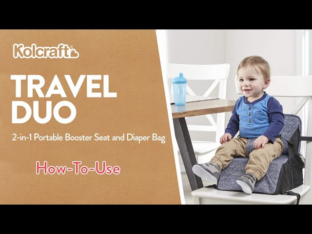 Contours Explore 2-in-1 Booster Seat & Diaper Bag