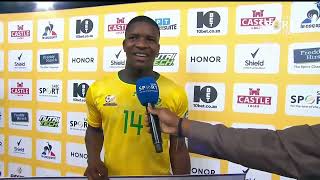 Mbokazi Solid Performance Man of the Match Interview | South Africa 1 - 1 Nigeria interview