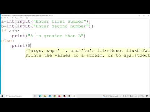python program to find largest of two numbers  | maximum of two numbers in python