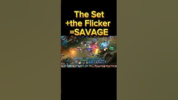 THE SET + THE FLICKER = SAVAGE #MLBBCreator #ZetiansRecruitmentForHeroes #MLBBZetian #MLBBALLSTAR