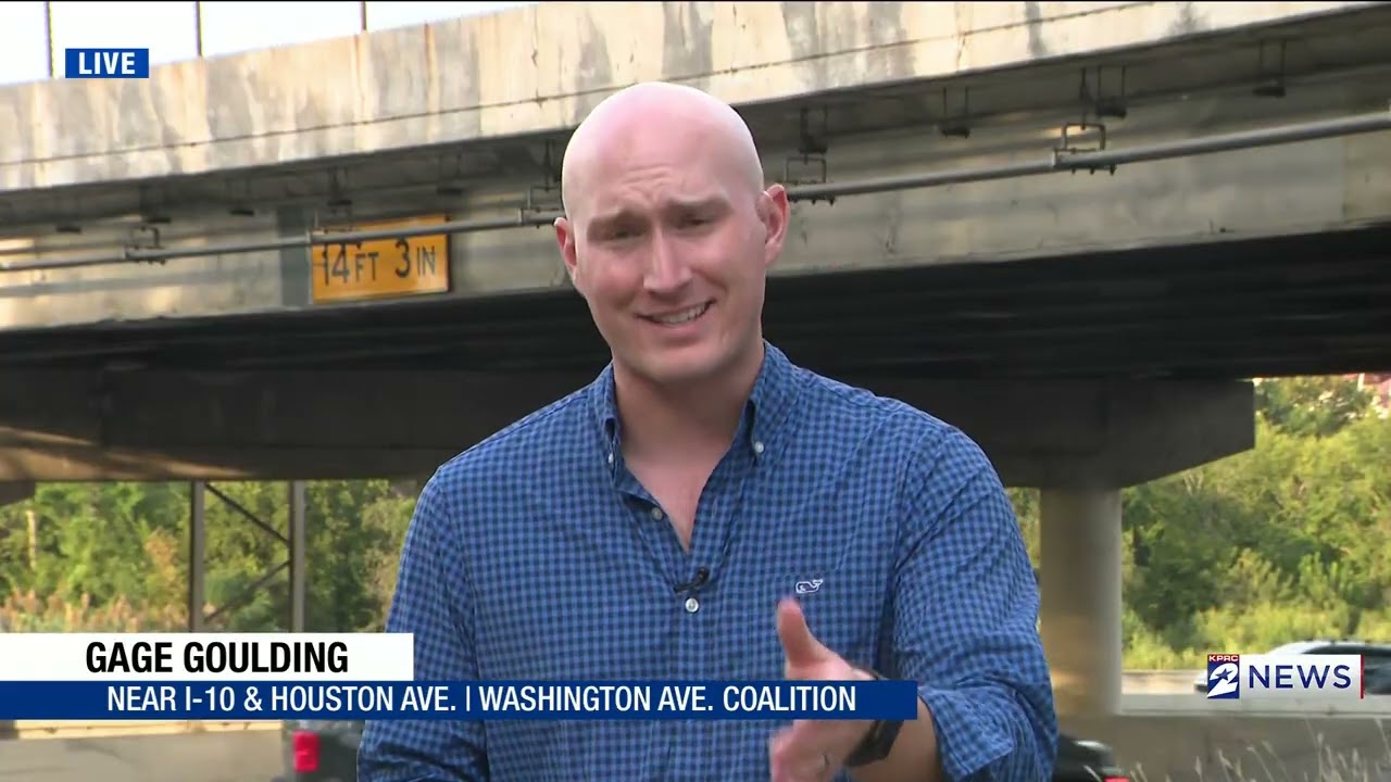 LIVE: Over Height Trucks Keep Hitting The Houston Avenue Bridge Along I-10