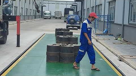 Lắp đặt cân điện tử 80 tấn⚡cân điện tử Phúc Hân