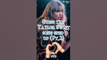 Guess the Taylor Swift Song Sped Up (Pt.2) (hint: Lover) #musician #taylorsversion #popstar #tour
