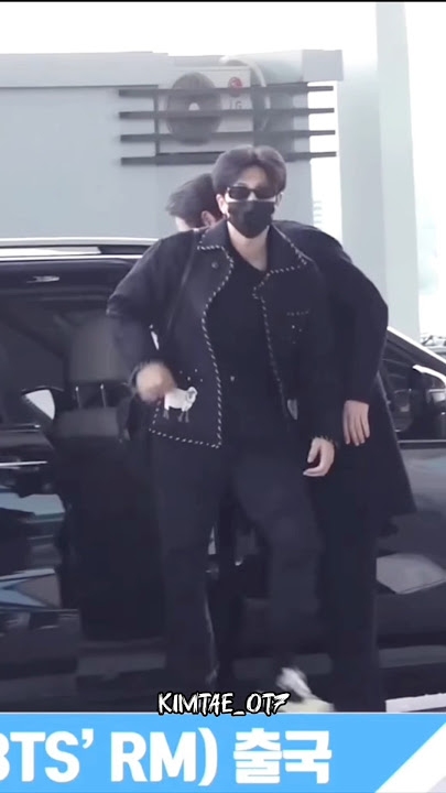 Kim Namjoon ❤️ airport stunning look 🥰 WhatsApp status~#bts #rm #trending #shorts #status
